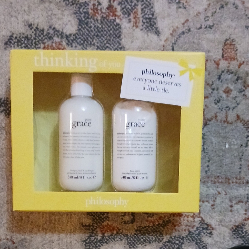 PHILOSOPHY shampoo/shower/bath Duo With BODY LOTION PURE GRACE SCENT